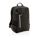 Рюкзак для ноутбука Impact Lima из rPET AWARETM, RFID, 15.6" черн бел