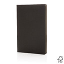 Блокнот FSC® в твердом переплете, A5 черн