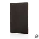 Блокнот FSC® в мягком переплете, A5 черн