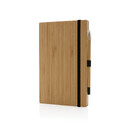 Блокнот с вечным карандашом Bamboo FSC® коричнев