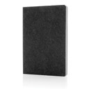 Блокнот Phrase из переработанных фетра и бумаги GRS, А5, 80 г/м² черн