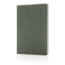 Блокнот Phrase из переработанных фетра и бумаги GRS, А5, 80 г/м² зелен
