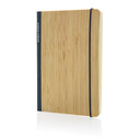 Блокнот Scribe с обложкой из бамбука, А5, 80 г/м² син