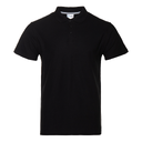Рубашка поло унисекс STAN хлопок/полиэстер 185, 104, Чёрный,  (20)  (64-66/6XL)