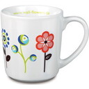 0340 Фарфоровая кружка Club Белая
