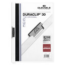 220002 Папка с клипом DURACLIP ORIGINAL 30 белая