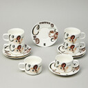 КОФЕЙНЫЙ НАБОР LEFARD "COFFEE MANIA" НА 6 ПЕР. 12 ПР. 180 МЛ