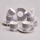 КОФЕЙНЫЙ НАБОР LEFARD "TOP STYLE" НА 6 ПЕР. 12 ПР. 180 МЛ