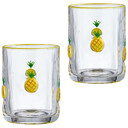 НАБОР СТАКАНОВ "FRUITY PINEAPPLE" ИЗ 2 ШТ. 400 МЛ
