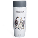 ТЕРМОКРУЖКА AGNESS  "FAMILY FARM" 360МЛ, КОЛБА НЕРЖ.СТАЛЬ 18/10