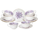 ЧАЙНЫЙ НАБОР LEFARD "LILAC"  НА 6 ПЕР. 12 ПР. 250 МЛ (КОР=8НАБ.)