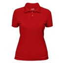 Поло женские 100% хлопок красные 2XL (48-50)