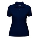 Поло женские 100% хлопок т-синие  2XL (48-50)
