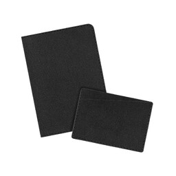 Подарочный набор Твид (Tweed), черный (кардхолдер, обложка на паспорт) ЧЕРН