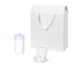 Подарочный набор Кристалл, Глосс НЕО (Crystal, Gloss NEO), белый (увлажнитель воздуха, зарядное устройство) БЕЛ