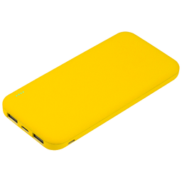 Внешний аккумулятор с подсветкой Люче (Luce) Lemoni 10000 mAh, желтый ЖЕЛТ