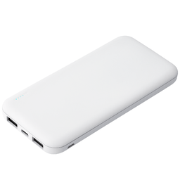 Внешний аккумулятор с подсветкой Люче (Luce) 10000 mAh, белый БЕЛ