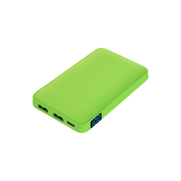 Внешний аккумулятор с подсветкой Анкор (Ancor) 5000 mAh, салатовый ЗЕЛЕН