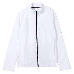 Куртка флисовая унисекс Manakin, белая, размер XS/S