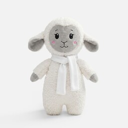 Мягкая игрушка Beastie Toys, овечка с белым шарфом