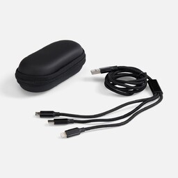 Кабель Triple Charge в футляре ver.2, черный