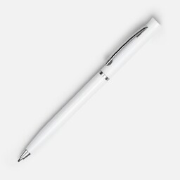 Ручка шариковая Euro Chrome, белая