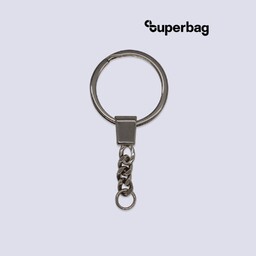 Кольцо с цепочкой Ring для обвеса, L=7см (чёрный никель)