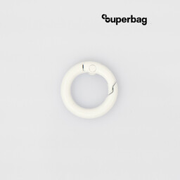 Карабин-кольцо Ring для обвеса, d=2см (белый)