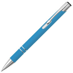 Ручка шариковая Legend Soft Touch, голубой
