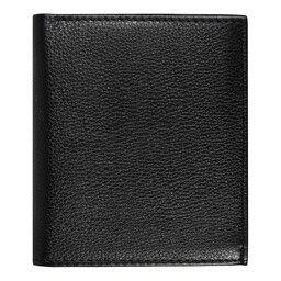Кошелек с картхолдером Leather Plain, чёрный