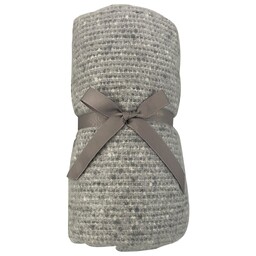 Плед акриловый SUPER SOFT CARE, тёмно-серый