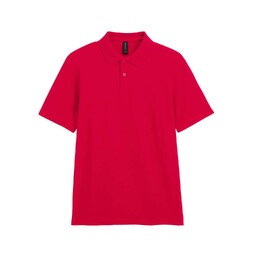 Футболка поло SOFTSTYLE ADULT DOUBLE PIQUE, КРАСНЫЙ S