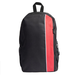 Рюкзак PLUS, чёрный/красный, 44 x 26 x 12 см, 100% полиэстер 600D красный, черн