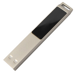 USB flash-карта LED с белой подсветкой (8Гб) серебрист