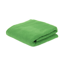 Плед PLAIN, 100х140 см, флис 150 гр/м2, 100% полиэстер зелен