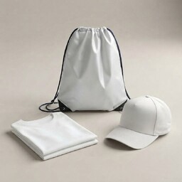 Набор MERCHPACK: футболка M/L и бейсболка в рюкзаке бел