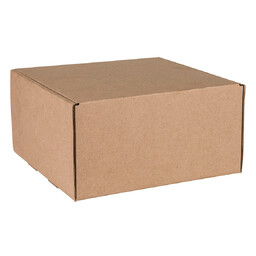 Коробка подарочная BOX, размер 20,5 x 21 x 11см коричнев