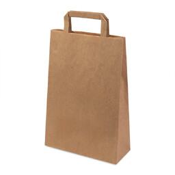 Пакет бумажный QUADRATA S, крафт, плотность 80 г/м2, 33 х 22 х 9 cм коричнев