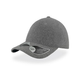 Бейсболка UNI-CAP POLARFLEECE, без панелей и швов, без застежки сер