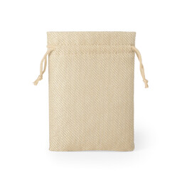 Мешочек подарочный DACROK, полиэстер, 10 x 14 см | 8 gr. бежев