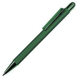 Ручка шариковая FACTOR COLOR со стилусом зелен