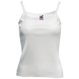 Майка женская "Lady-fit Strap T" бел