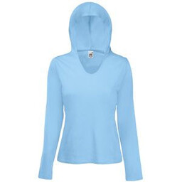 Футболка женская LADY FIT LIGHTWEIGHT HOODED T 135 голубой