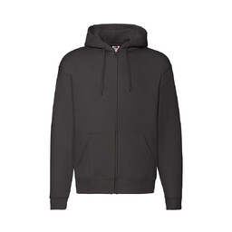 Толстовка с начесом PREMIUM HOODED SWEAT JACKET 280 черн