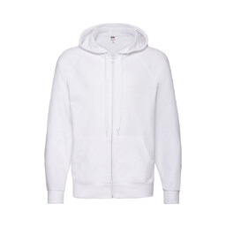 Толстовка без начеса LIGHTWEIGHT HOODED SWEAT JACKET 240 бел