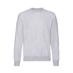 Свитшот с начесом CLASSIC SET-IN SWEAT 280 серый меланж