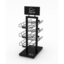 Стойка настольная_ATLANTIS BLACK RETAIL DOUBLE SIDE DISPLAY черн
