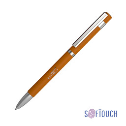 Ручка шариковая "Mars", покрытие soft touch оранжев