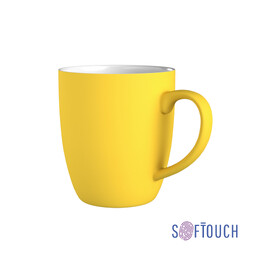 Кружка "Fresh", покрытие soft touch желт