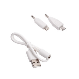 Кабель 2-в-1 (microUSB, Lightning) бел